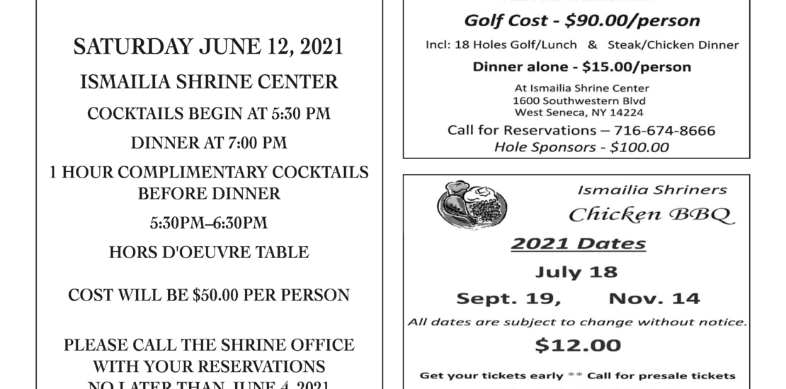 Cover Page of the June 2021 Shrine Smile Newsletter